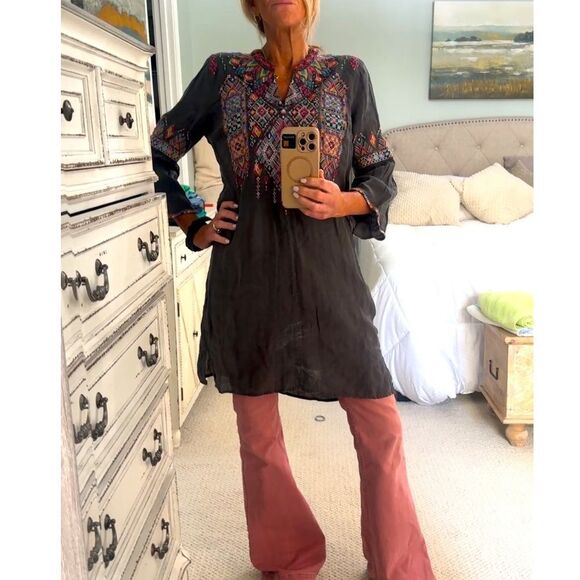 Johnny Was Shankara Flare Sleeve tunic /dress- new with tags size small - Picture 15 of 15